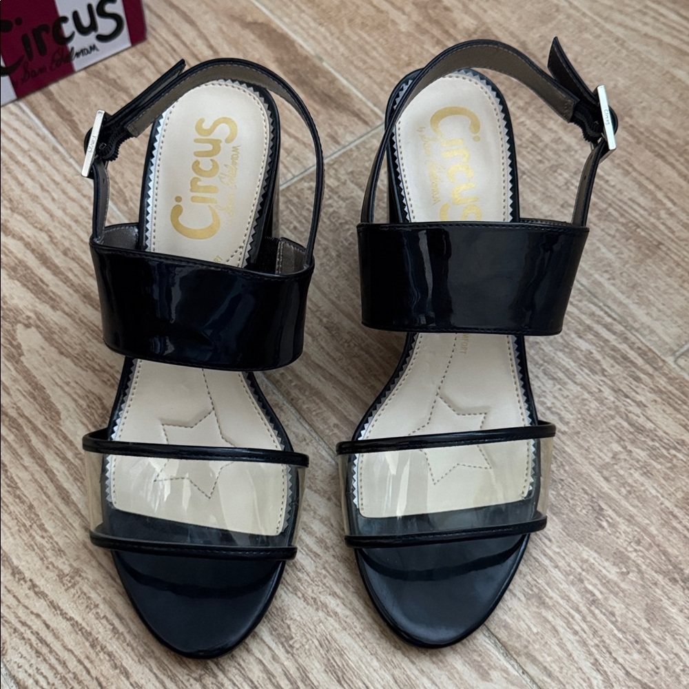 Circus by Sam Edelman Black Transparent Heels - Picture 2 of 6